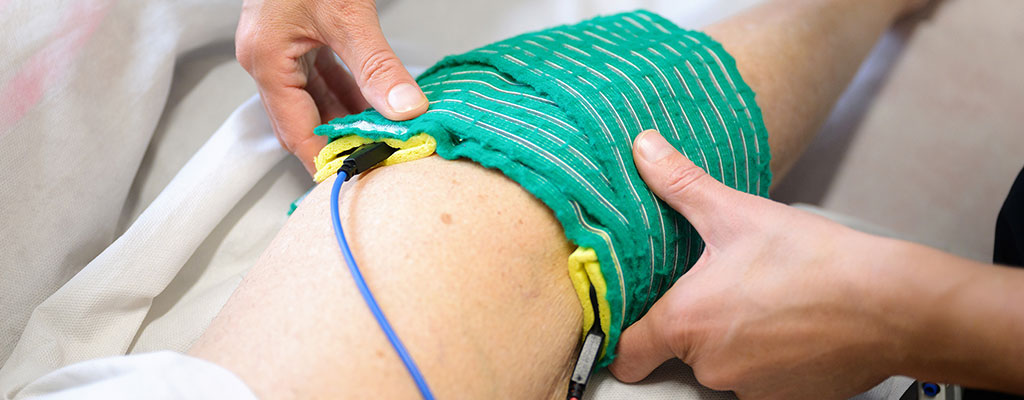 Strombehandlung Knie